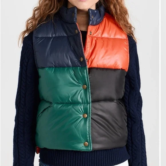 Clare V Emile Coloblock Vest - Picture 9 of 11